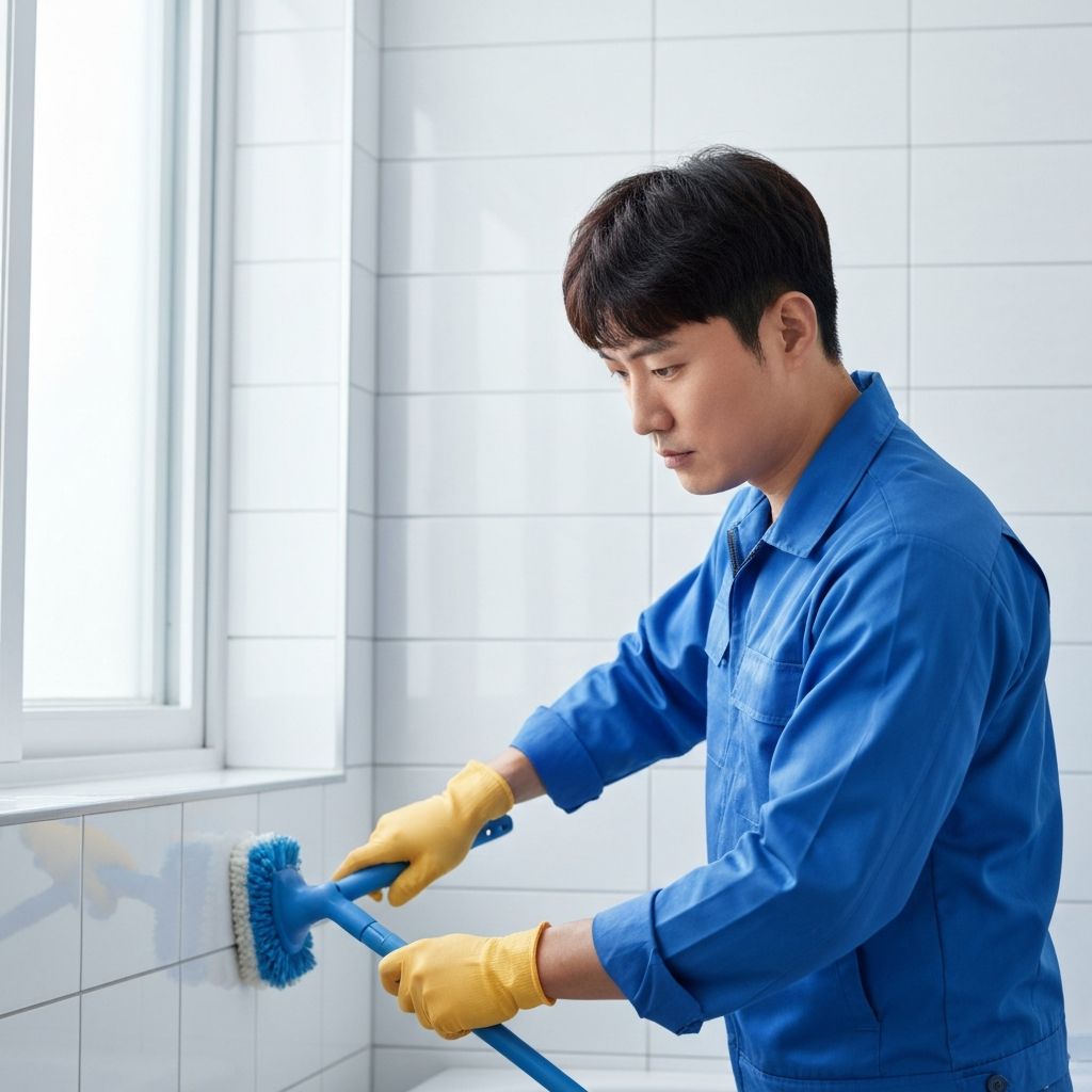 욕실 청소