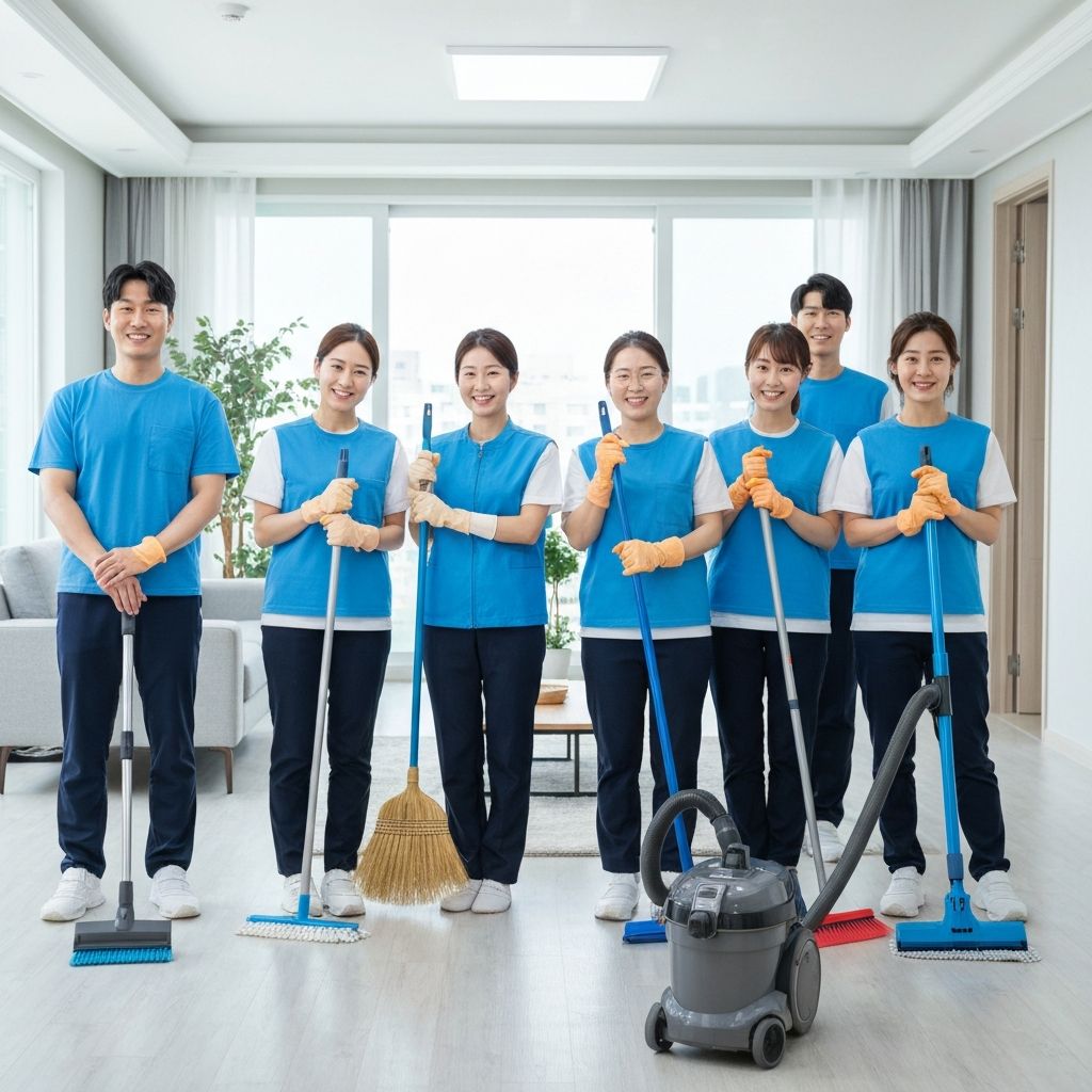 바른홈청소 전문 청소팀